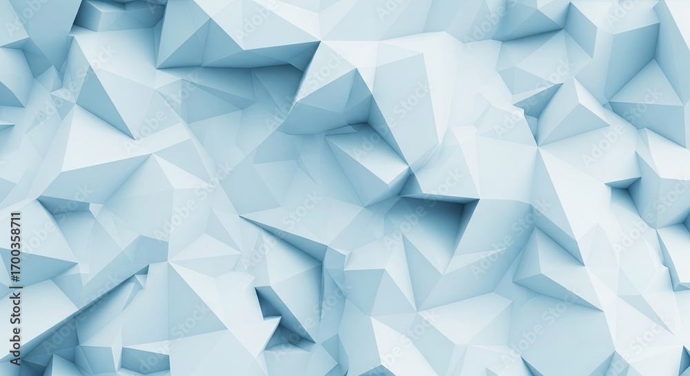 Obraz premium Elegant light blue abstract geometric background with contemporary design