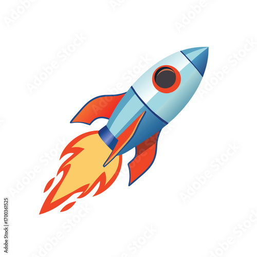 Space rocket emoji vector symbol ship illustration 
