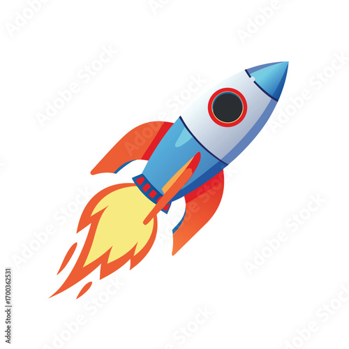 Space rocket emoji vector symbol ship illustration 

