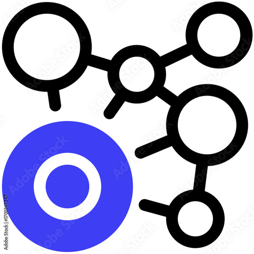 Network Icon AI Technology