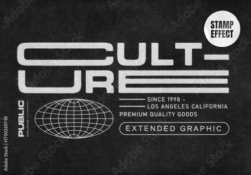 Stamp Print Text & Logo Effect Mockup
