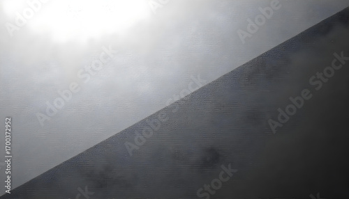 Grayscale Abstract with Diagonal Divide and Textured Surface