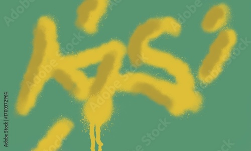 abstract paint background in graffiti street art style 