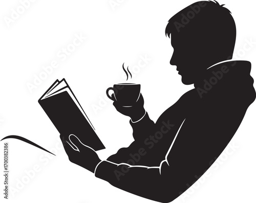 Cozy Reading Time: Man in Armchair

Relaxing with a Book and Coffee

A Man in a Chair Reading