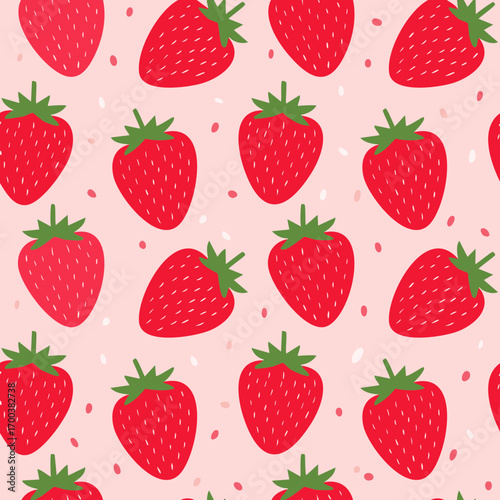 Hand Drawn Strawberry Vector Illustration