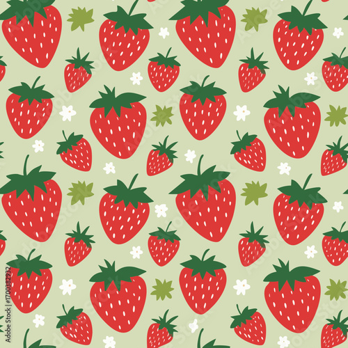 Hand Drawn Strawberry Vector Illustration