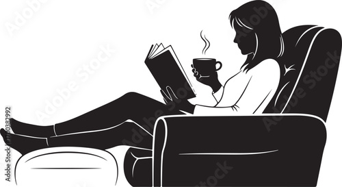 business woman working Relaxing with a Book: woMan in an Armchair

woMan Reading and Sipping Coffee

Cozy Reading Time: woMan with Book and Coffee