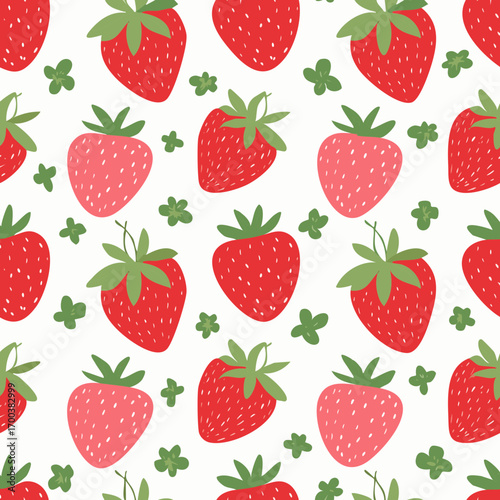 Hand Drawn Strawberry Vector Illustration