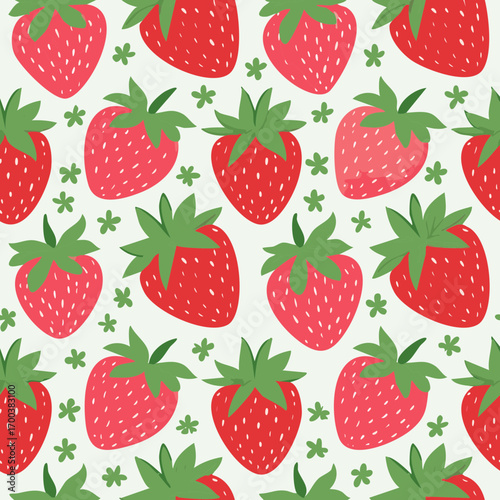 Hand Drawn Strawberry Vector Illustration