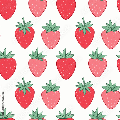 Hand Drawn Strawberry Vector Illustration
