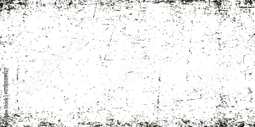 Abstract black grunge texture on a dirty old paper surface with a subtle water splash pattern