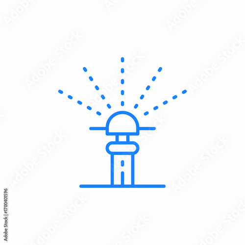 water hose icon sign vector