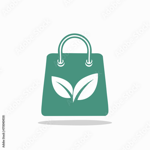 Eco-Friendly Shopping Bag Symbolizing Sustainability and Green Initiatives for a Conscious Consumer
