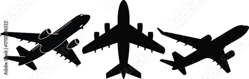 Airplane and Jet Vector Set