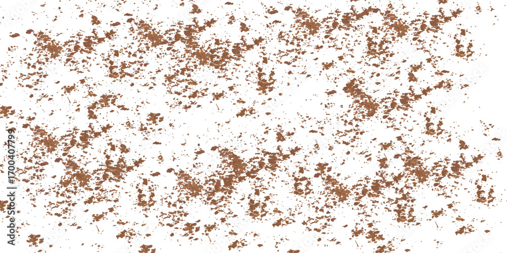 Rusty iron and old metal wall create a dirty brown texture, a grunge pattern on a textured surface