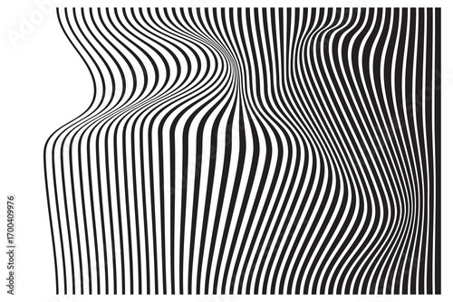 black and white striped background
