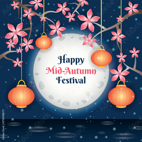 Mid Autumn Festival Festivity Illustration