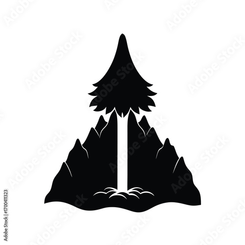 Silent Cascade Silhouette