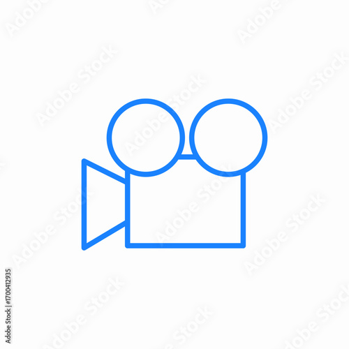video camera icon sign vector