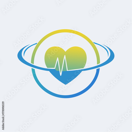 Symbolic representation of heart health and medical wellness, emphasizing vitality and care