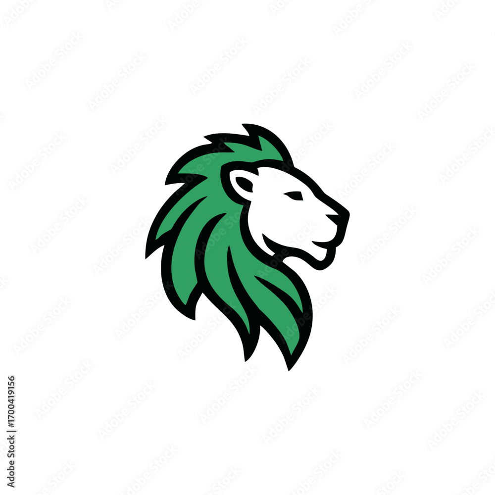 Fototapeta premium lion head vector