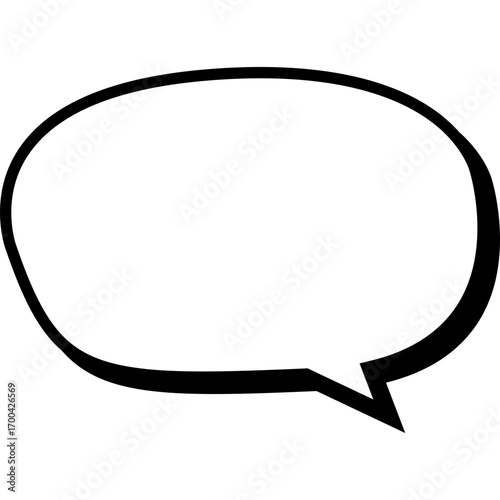 Speech Bubble or Talk bubble Icon