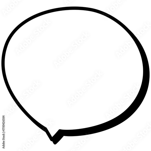 Speech Bubble or Talk bubble Icon