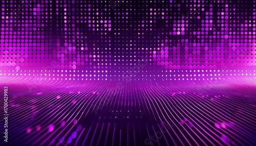 Wallpaper Mural a vibrant digital background featuring a gradient of purple dots creating a visually striking pattern ideal for modern designs presentations or artistic projects Torontodigital.ca