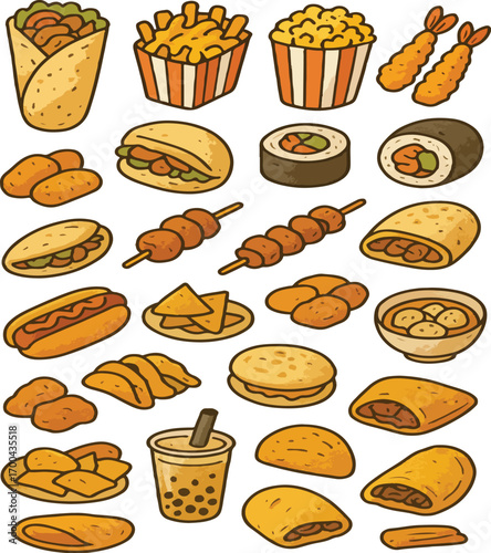 fast food icons