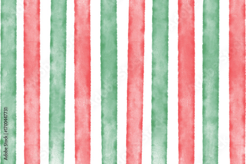 水彩のクリスマスストライプ　Adobe Illustrator Artwork