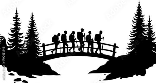 "Silhouette of Hunter Aiming Shotgun at Flying Birds"