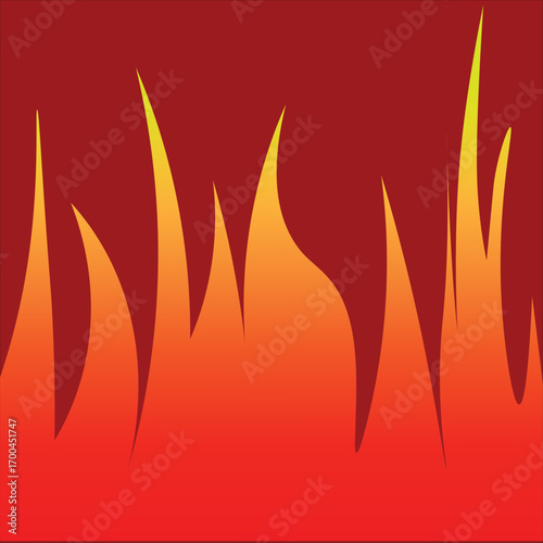 Vibrant Flame Graphic