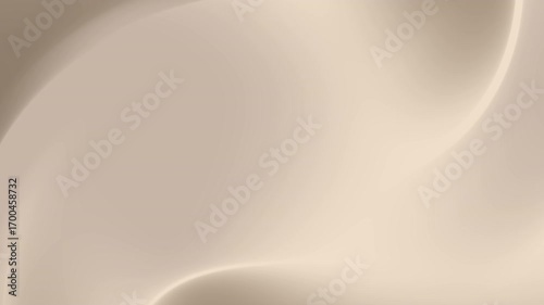 Soft curved abstract background in neutral beige and brown colors. Suitable for blog headers, social media posts, website backgrounds, and print designs.