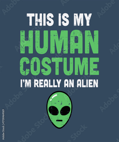 Obraz na płótnie Halloween_alien_Design_12