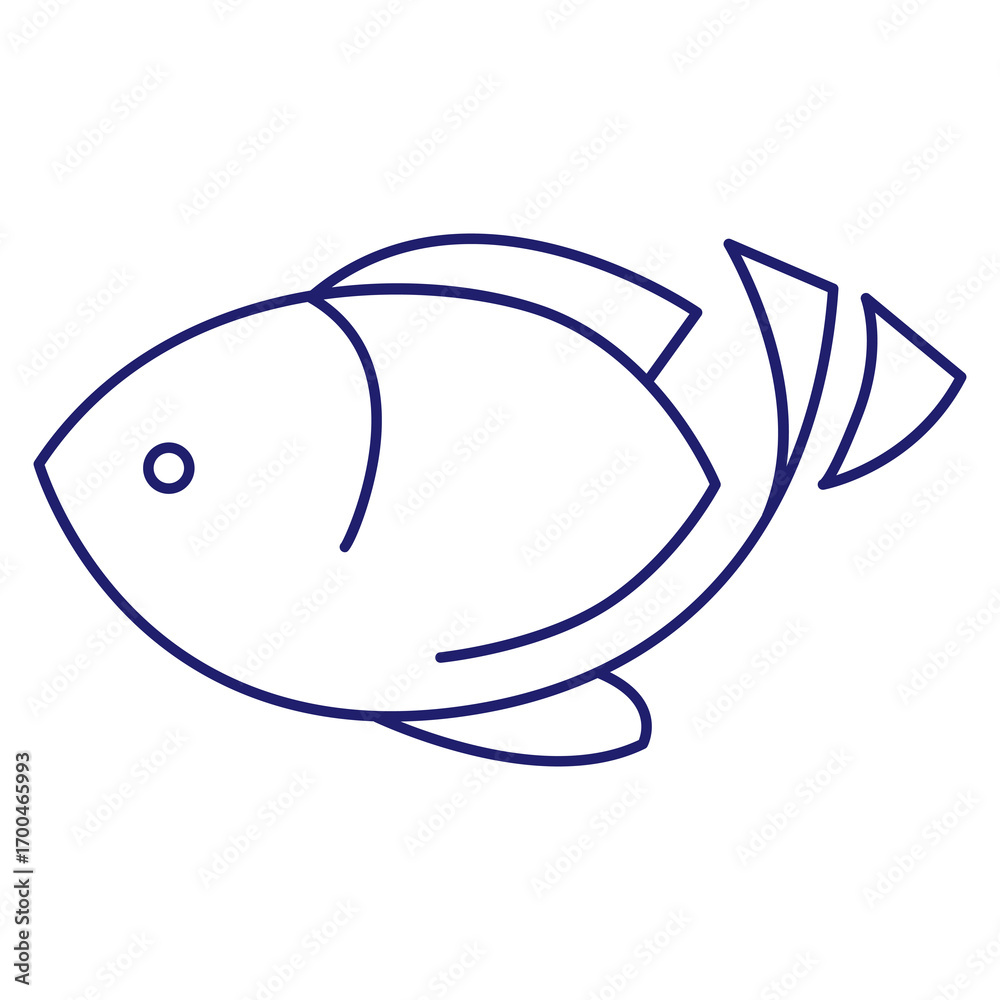 Vector aquarium fish silhouette illustration. Cartoon flat aquarium fish icon for your design. Eps 10. Vector aquarium fish silhouette illustration. Cartoon flat aquarium fish icon for your design. Eps 10.