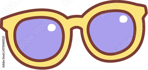 vector illustration of a pair of glasses