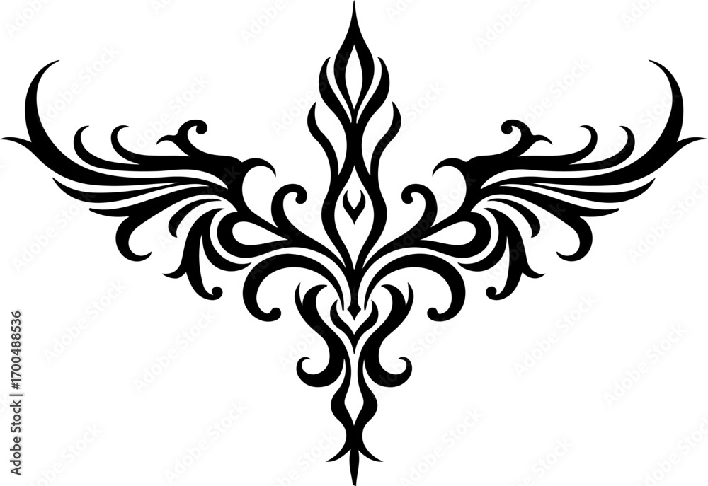 Obraz premium Dragon Silhouette SVG Bundle | Mythical Creature Laser Cut Files