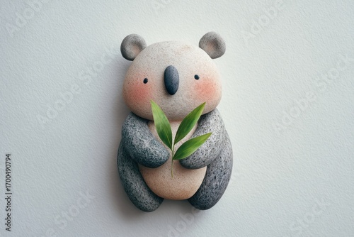 Adorable Watercolor Baby Animal Clipart A Charming Front View for Creative Projects