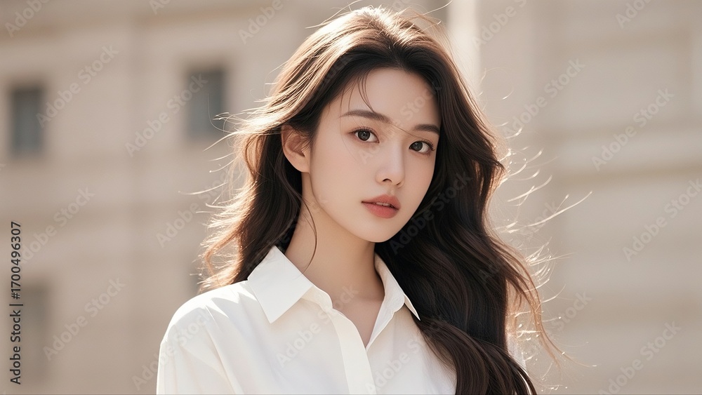 Fototapeta premium 여성모델