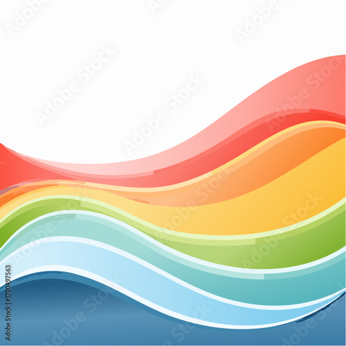 Hintergrund bunte Wellen