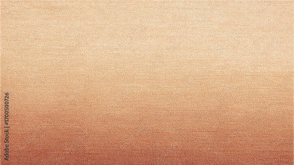 Fototapeta premium Soft gradient fabric in warm peach tones with a smooth texture.