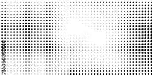 Vector rectangkle mesh halftone gradient texture. Vanishing polka dot simple abstract