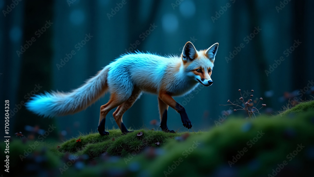 Fototapeta premium The Bioluminescent Fox