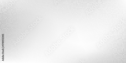 Abstract dot mesh silver foil background with metal mirror texture. Chrome gradient surface simple abstract design art