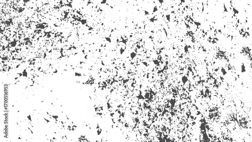 Grunge wall abstract background distressed black and white cracked surface texture. Messy stucco wall texture background black and white grunge distressed surface vector. 