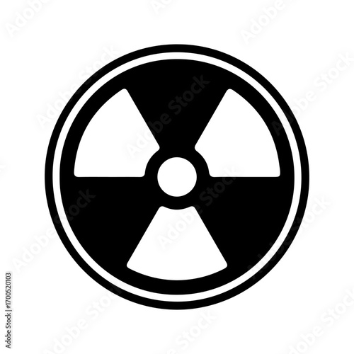 Radiation icon. sign for mobile concept and web design. vector illustration
