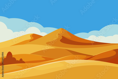 sand dunes in the desert