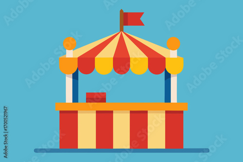 circus tent vector illustration