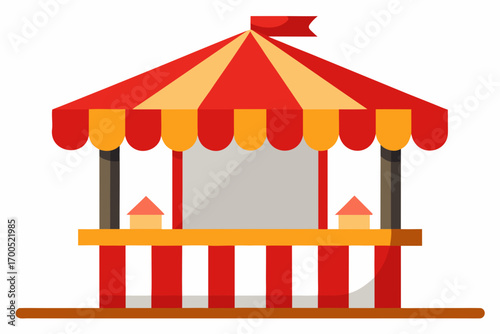 circus tent vector illustration