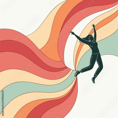 Modern abstract gradient fluid shapes with vibrant color transitions for banners and advertisements